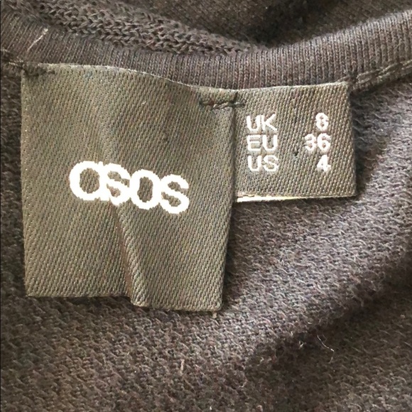 Asos athletic relaxed jumpsuit with sheer paneling. Size 4 - Picture 5 of 12